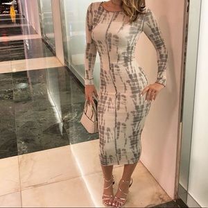 Topshop long-sleeve dress